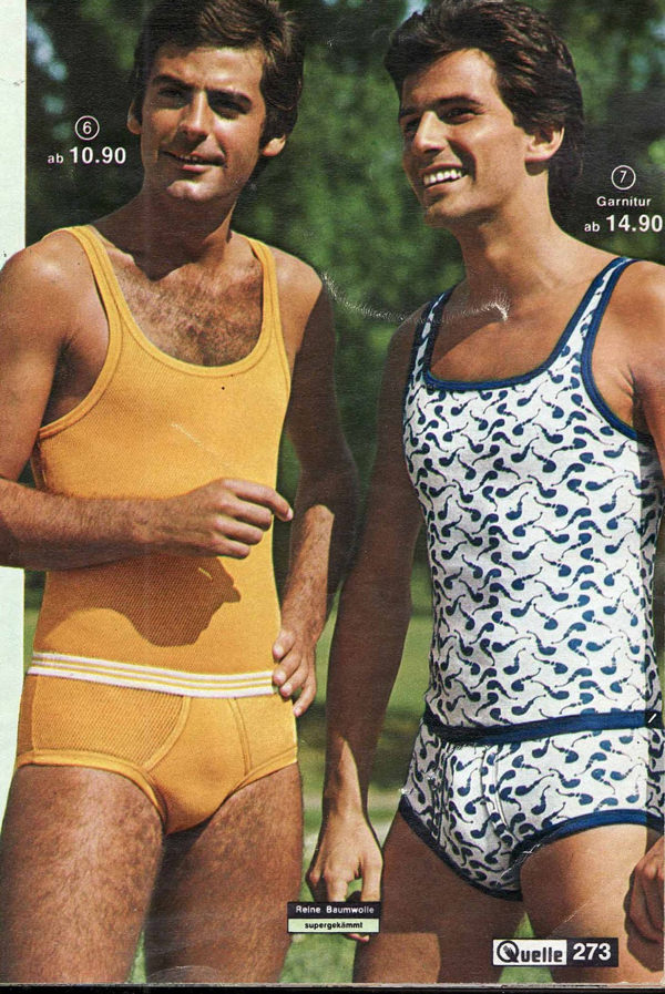 Vintage Underwear BVD Men's Gray Wide RIBBED Brief Size XL 42-44
