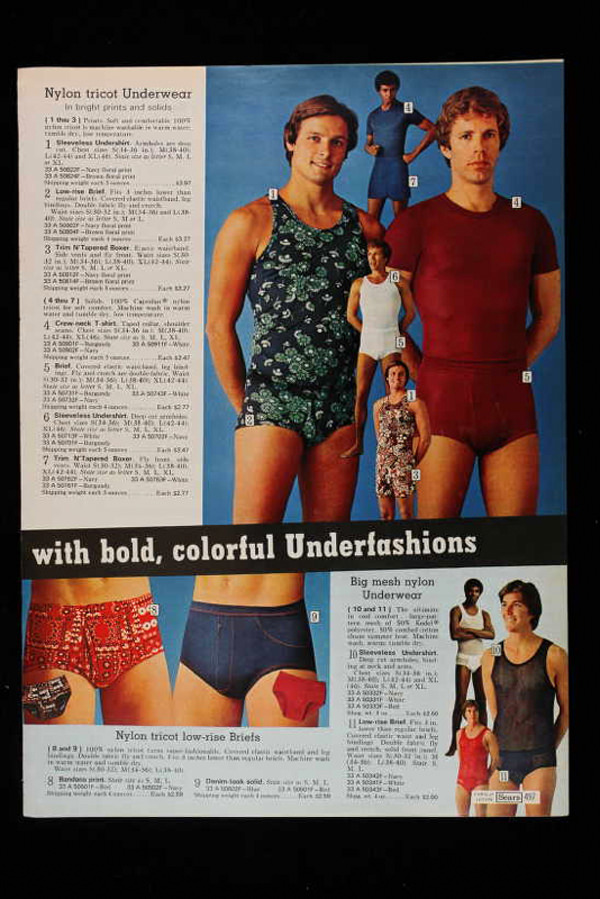 Men's 70s underwear