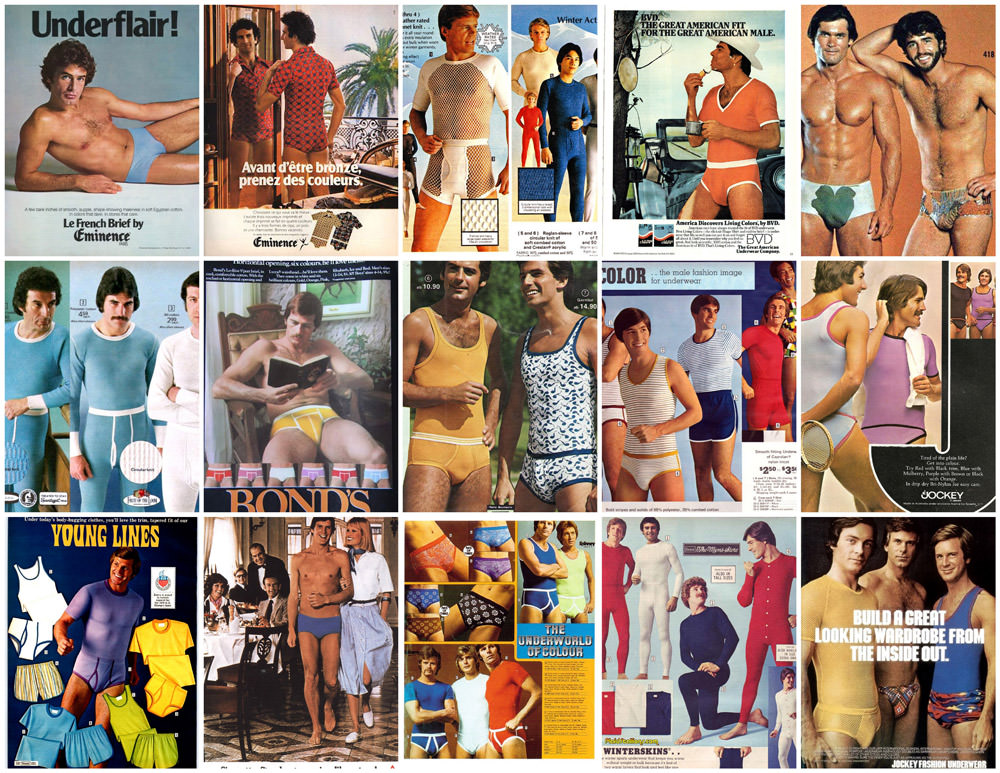 1000px x 773px - Because Why The Hell Not: Vintage '70s and '80s Men's Underwear Ads - Tom +  Lorenzo
