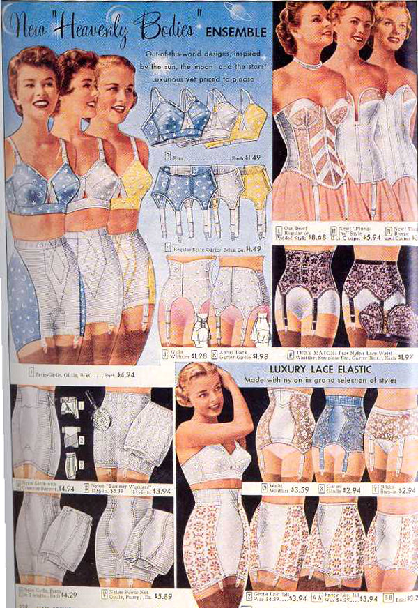 Vintage 40s And 50s Lingerie Ads Tom Lorenzo 5209