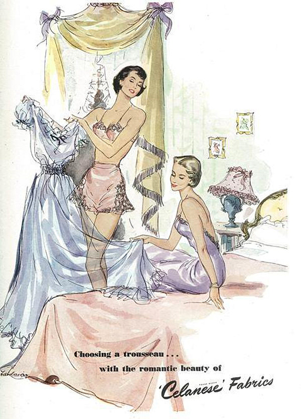 1953 Children Pajamas Undergarments Vintage Print Ad Art EZ Underwear Train