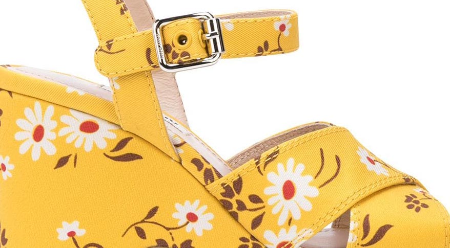 Yea or Nay: Miu Miu Floral Gabardine Sandals - Tom + Lorenzo
