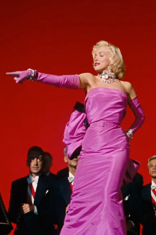 Marilyn Monroe Gentlemen Prefer Blondes Outfits - All her Gorgeous