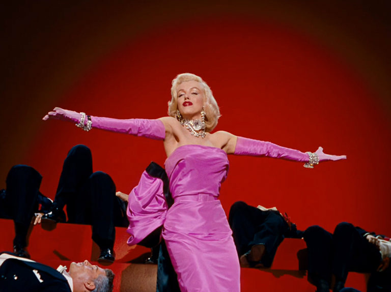 One Iconic Look: Marilyn Monroe's Pink "Diamonds Are A Girl's Best ...