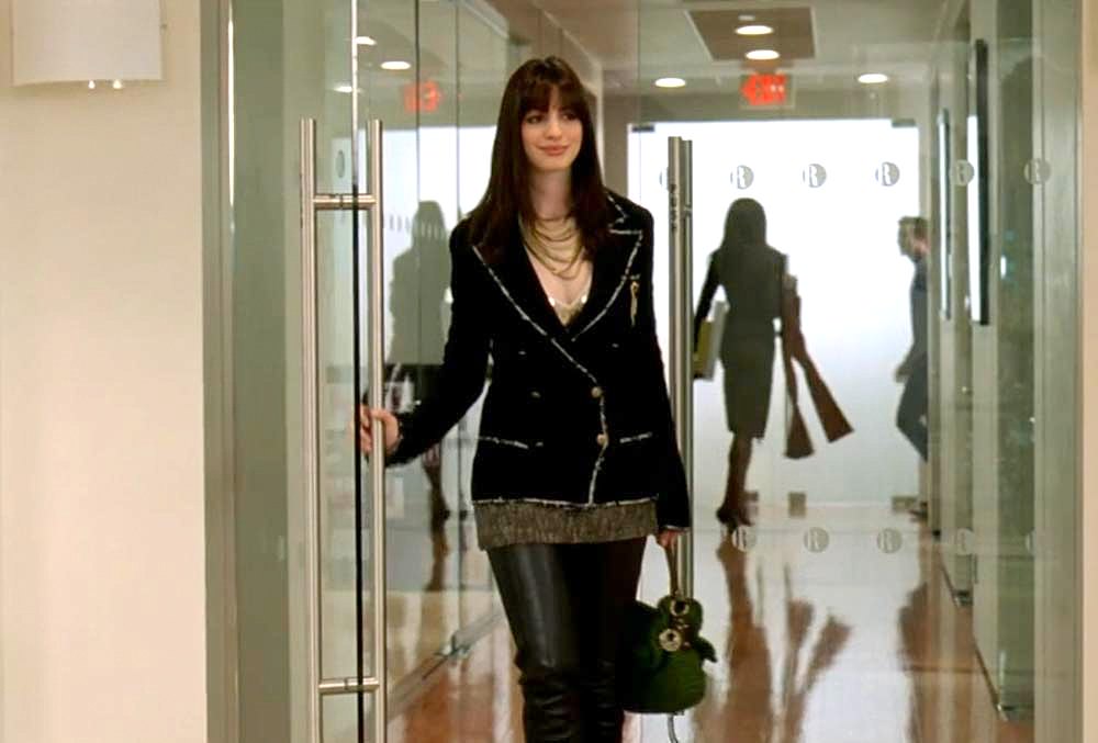 anne hathaway chanel boots