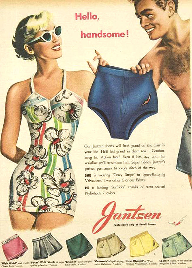 Vintage Bathing Suit Ads from the 40s and 50s - Tom + Lorenzo