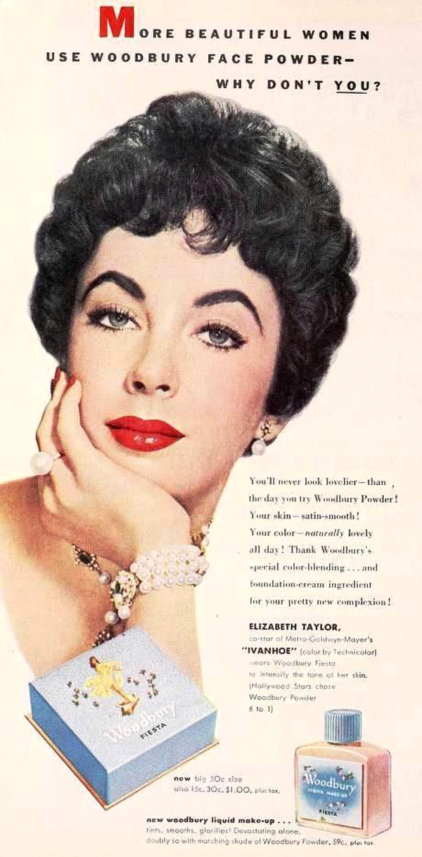 A Gallery Of Vintage Cosmetics And Beauty Product Ads Featuring The