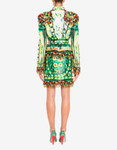 Yea or Nay: Moschino Trompe l'Oeil Jacket with Colored Stones and Beads ...