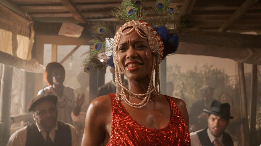 One Iconic Look Shug Avery's "Miss Celie's Blues" Dress and Headpiece