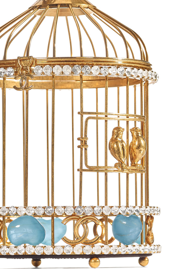 Chanel Gold Metal And Crystal Bird Cage Minaudière, 2020 Available For  Immediate Sale At Sotheby's