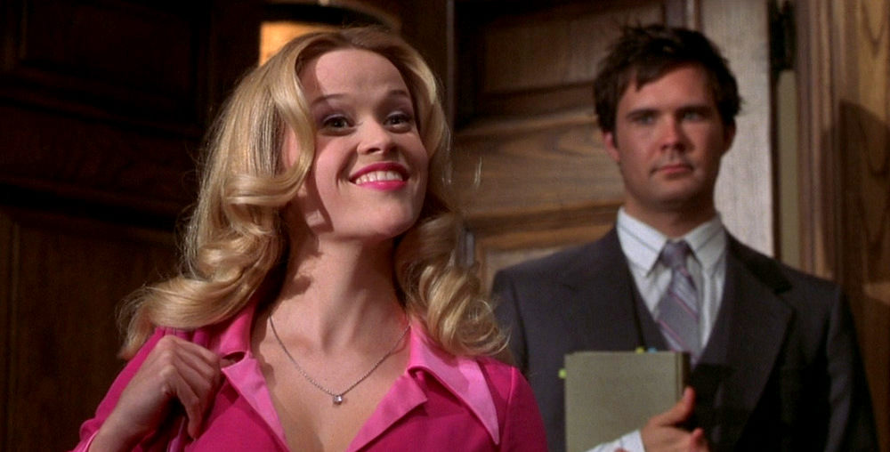 When Elle Woods (Reese Witherspoon) sashayed into that courtroom wearing he...