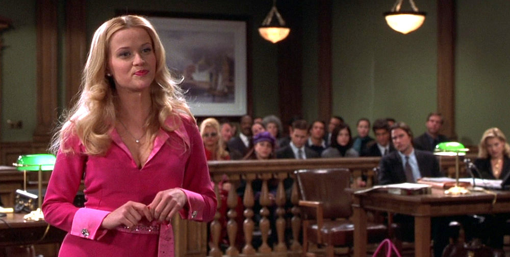 One Iconic Look: Reese Witherspoon’s Pink Courtroom Dress in "Legally Blonde...