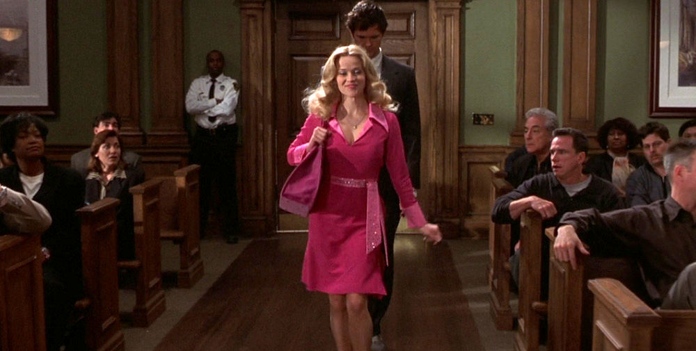 One Iconic Look Reese Witherspoon Pink Look Legally Blonde Elle Woods
