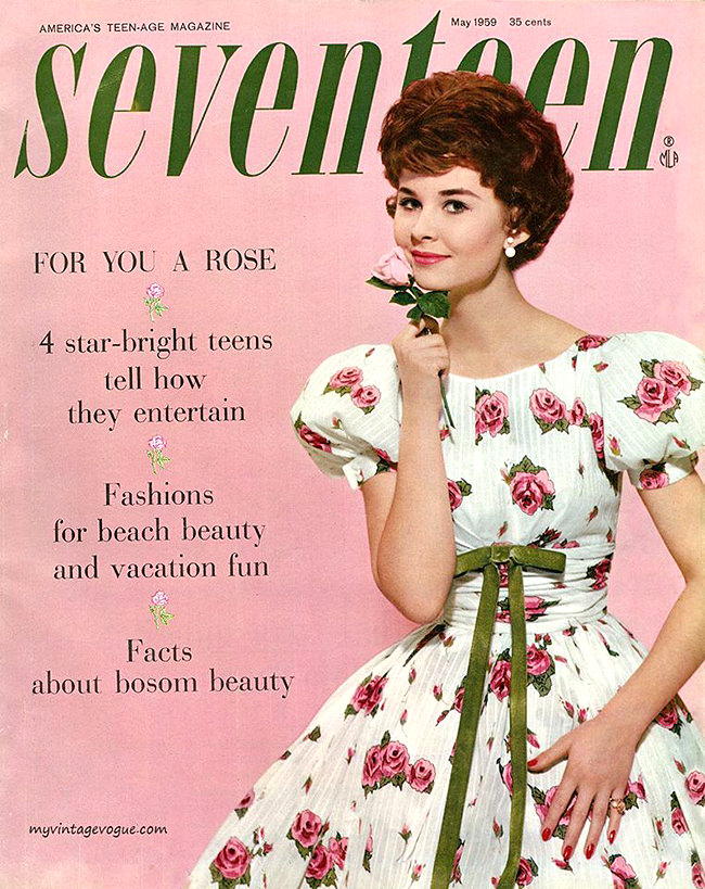 A Gallery Of Mid Century Vintage Seventeen Magazine Covers Tom Lorenzo