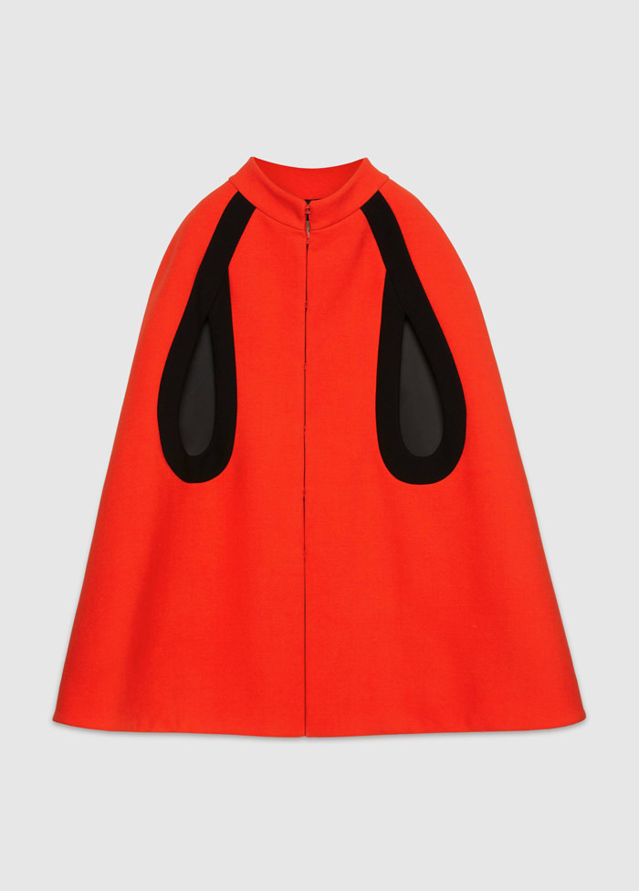 Yea or Nay: Gucci Wool Cape with Contrast Trim - Tom + Lorenzo
