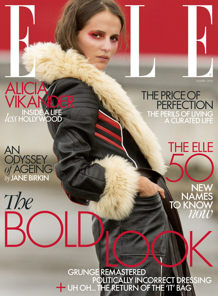 “The Glorias” Star Alicia Vikander for British ELLE Magazine