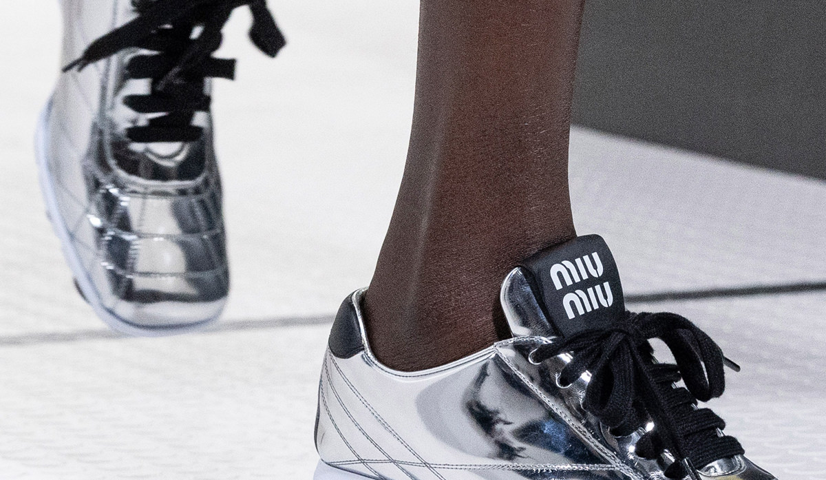 Yea or Nay: Miu Miu Kitten-heeled Sneakers from the Spring 2021 ...