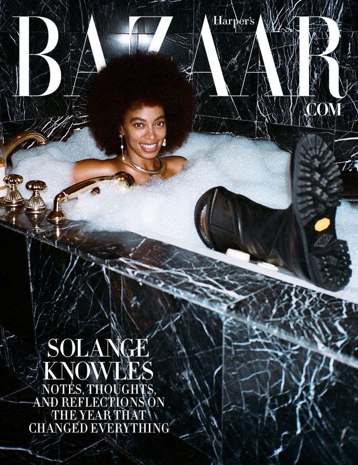 Solange Knowles For Harpers Bazaar Magazine Tom Lorenzo 