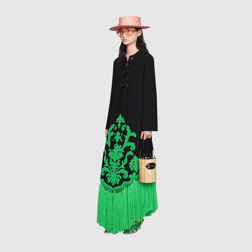 Yea or Nay: Gucci Embroidered Long-sleeve Wool Dress - Tom + Lorenzo