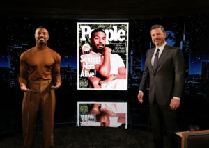 Michael B. Jordan In Valentino On "Jimmy Kimmel Live!" - Tom + Lorenzo