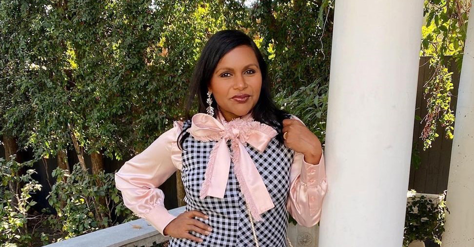 WERQ From Home: Mindy Kaling in Rosetta Getty and Tory Burch - Tom + Lorenzo