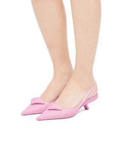 prada gabardine slingback