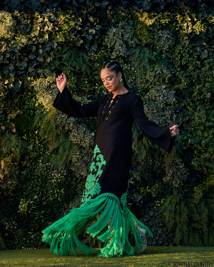 “Sylvie’s Love” Star Tessa Thompson Covers Town & Country Magazine