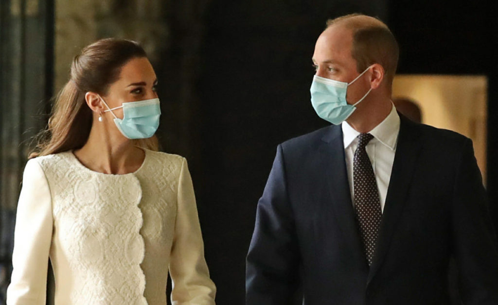 Prince William and Duchess Kate Visit the Westminster Abbey Vaccination