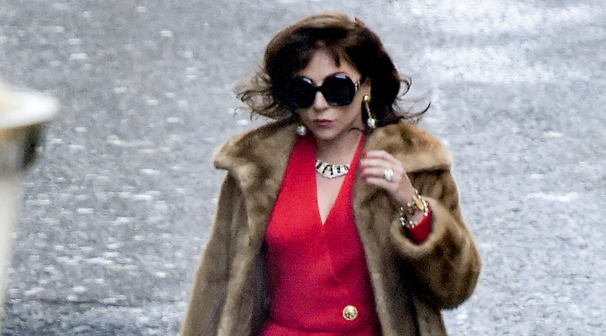 Sophia Loren House Of Gucci White Fur Coat