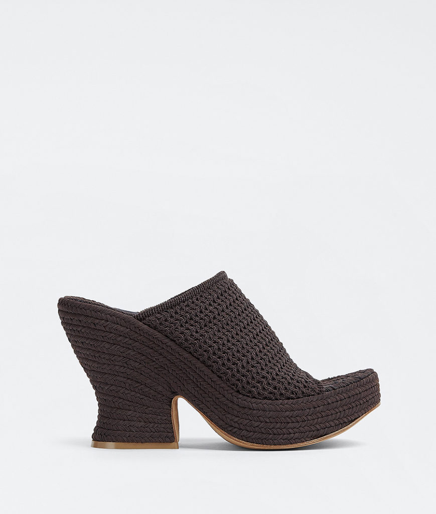 Bottega Veneta Leather Wedge Mules 115 | Harrods US