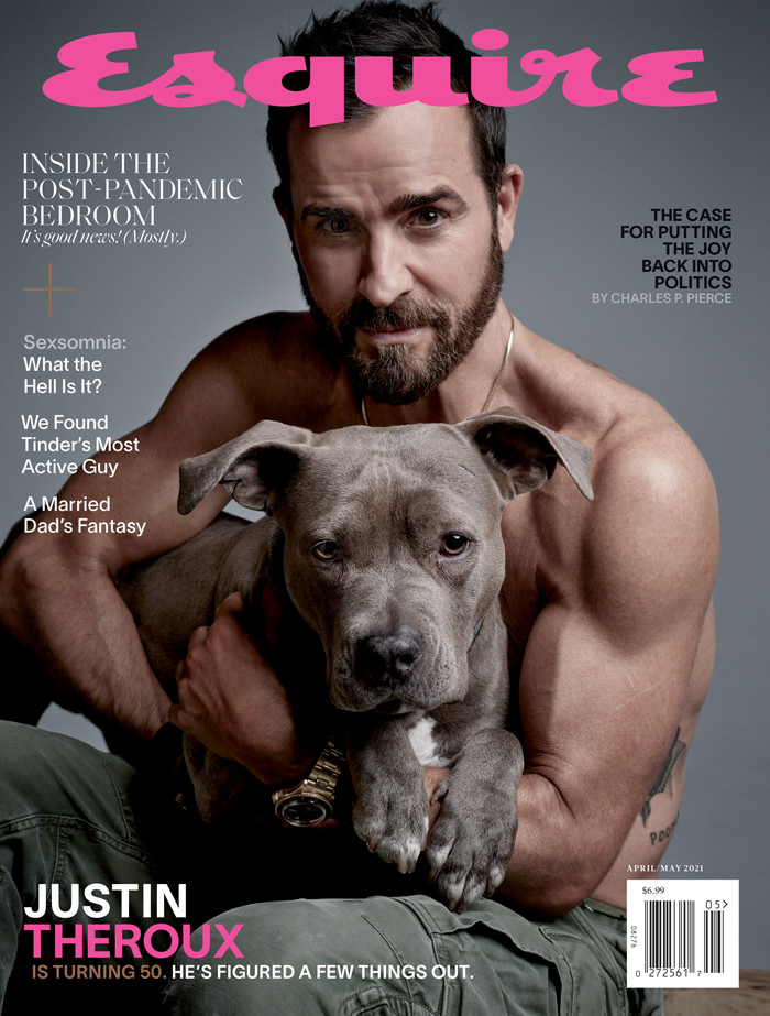 Justin Theroux Covers Esquire's AprilMay Issue Tom + Lorenzo