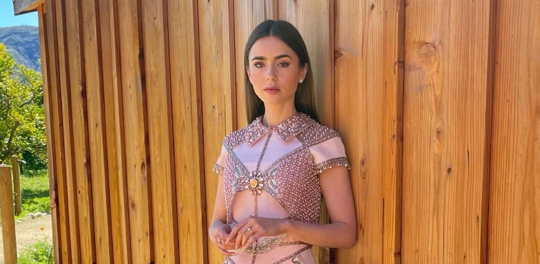 SAG Awards 2021: Lily Collins in Georges Hobeika Couture: IN or OUT?