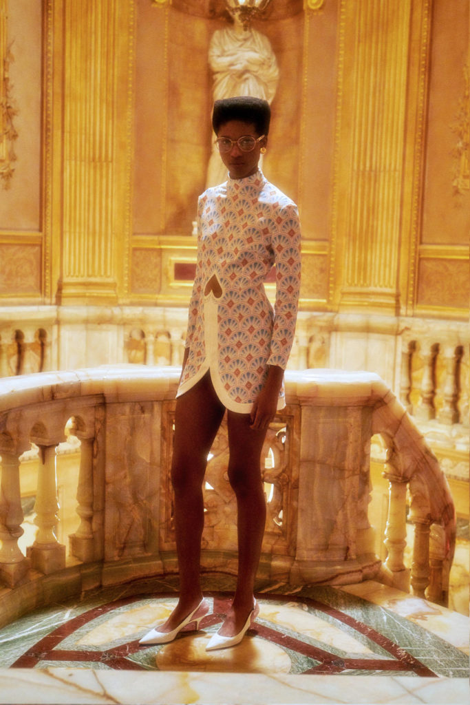 Florence Pugh Promotes “Black Widow” in Casablanca Tom