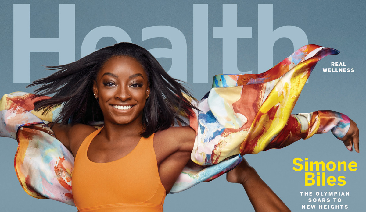 Simone Biles Graces the Cover of Health’s July/August issue - Tom + Lorenzo