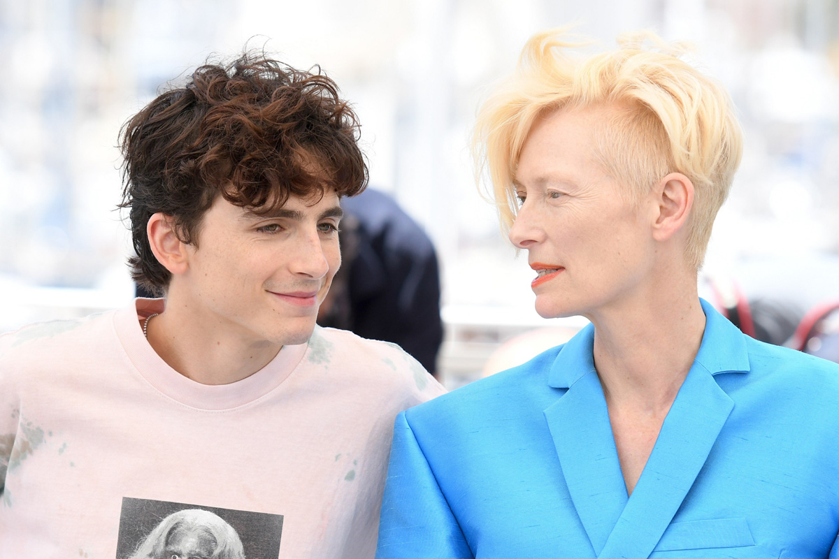 Timothée Chalamet in Louis Vuitton at The King BFI London Film Festival  Premiere - Tom + Lorenzo