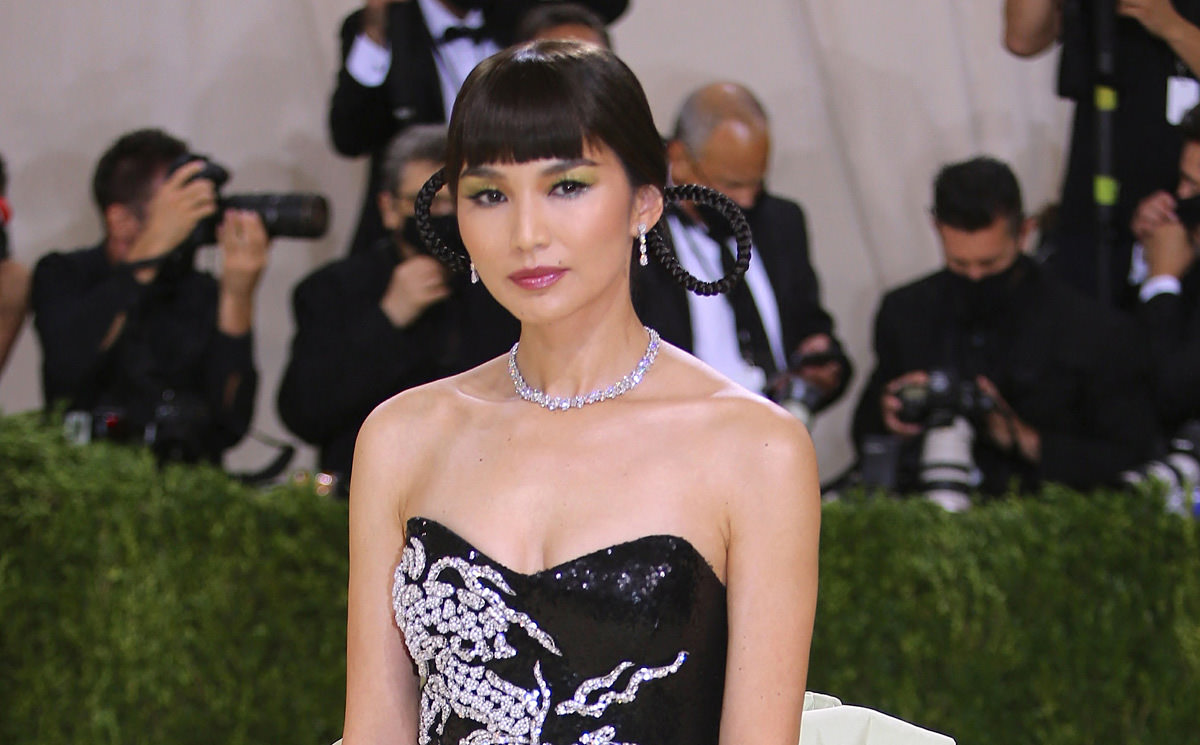 Met Gala 2021 Gemma Chan in Prabal Gurung Tom Lorenzo