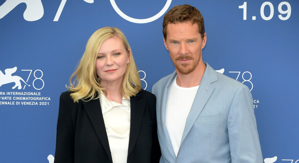 Venice Film Festival Kirsten Dunst and Benedict Cumberbatch at the "The Power of the Dog
