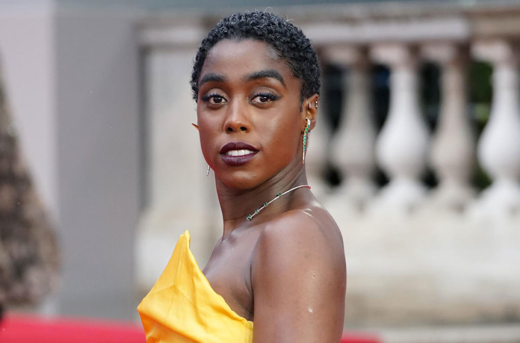 Lashana Lynch in Vivienne Westwood Couture at the “No Time to Die ...