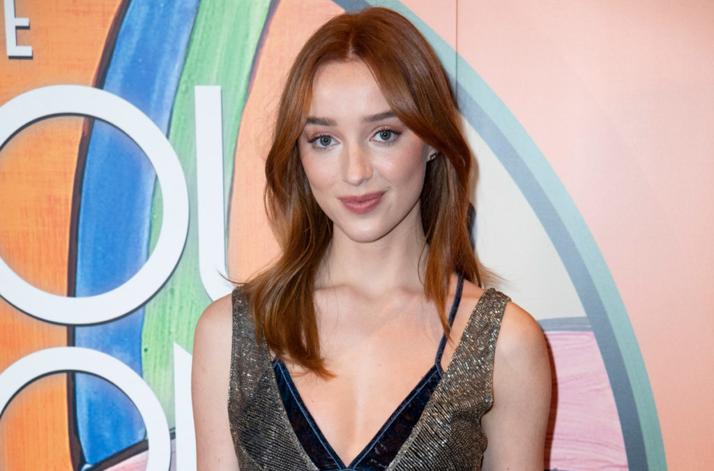 "Bridgerton" Star Phoebe Dynevor in Louis Vuitton at "The Colour Room