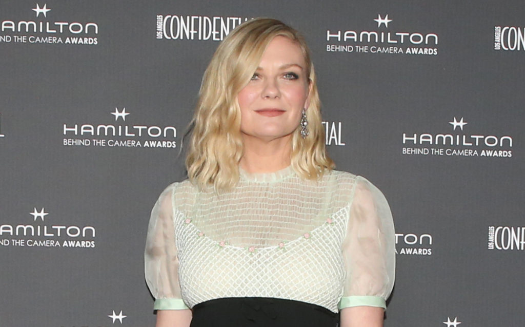 "The Power of the Dog" Star Kirsten Dunst in Miu Miu at the Hamilton