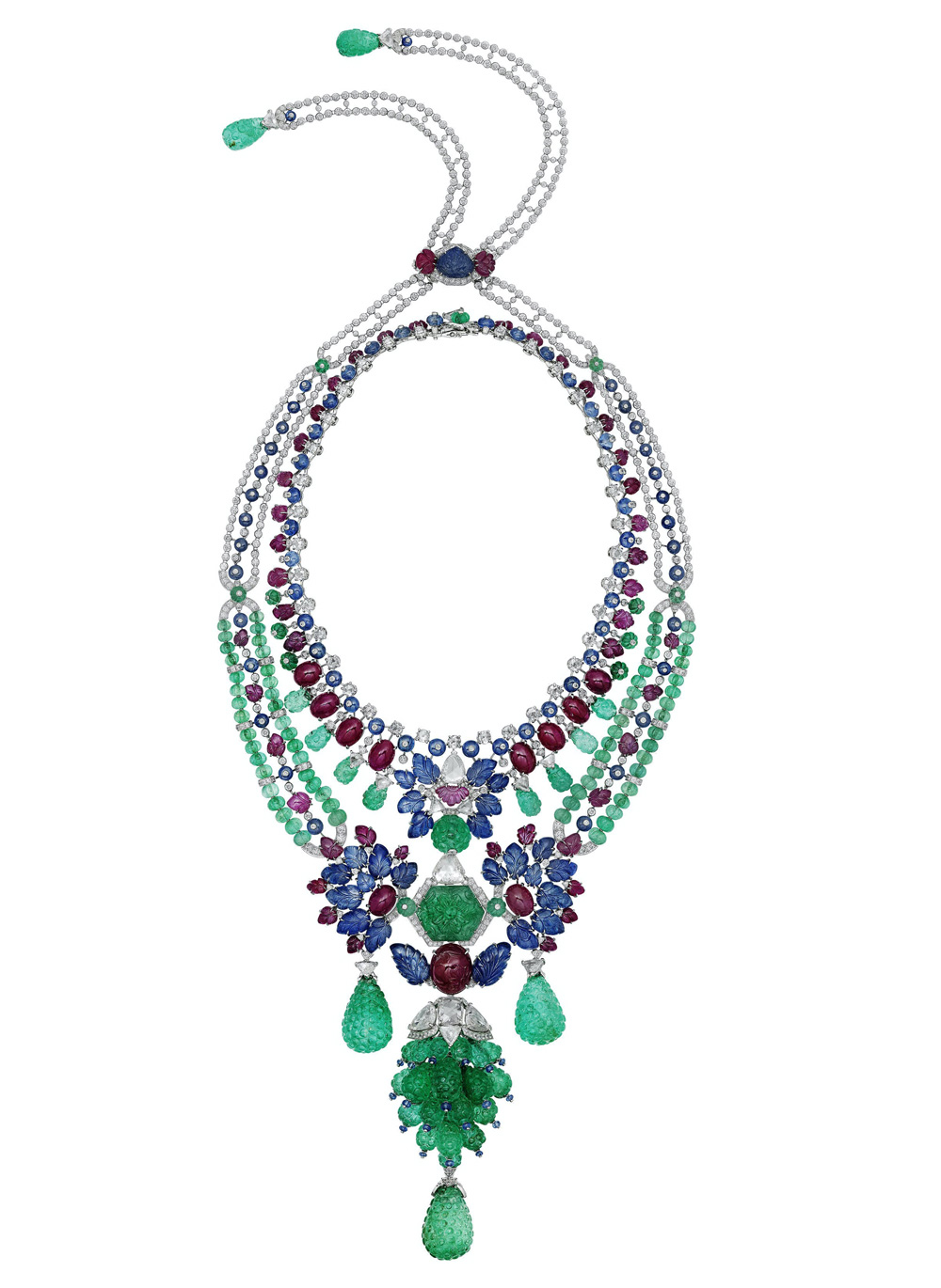 Cartier's Maharajah Necklace Worn 8 Different Ways - Tom + Lorenzo