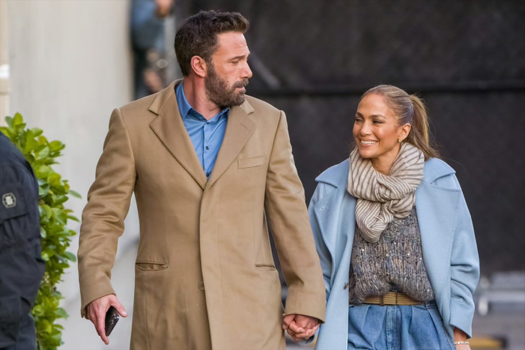 Jennifer Lopez and Ben Affleck at "Jimmy Kimmel Live!" - Tom + Lorenzo