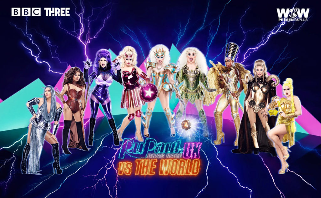 Meet the Queens of "RuPaul’s Drag Race UK vs. The World" Tom + Lorenzo