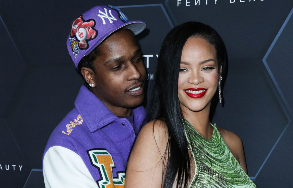 A$AP Rocky and Rihanna at Fenty Beauty Universe Celebration - Tom + Lorenzo