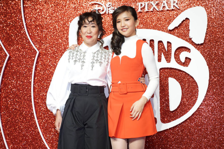 Sandra Oh and Rosalie Chiang at the TURNING RED London Screening - Tom ...