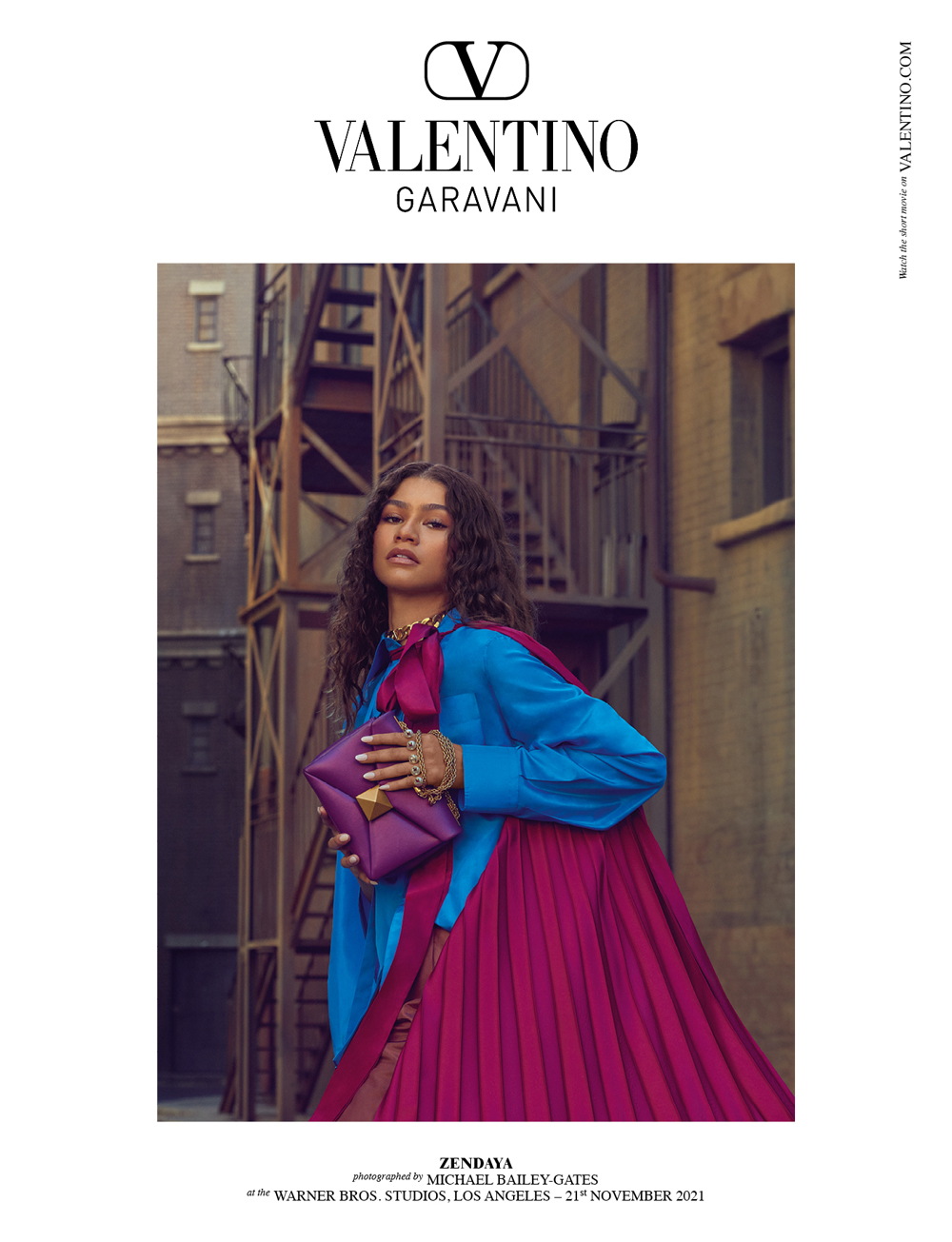 Zendaya for Valentino's "Rendez 2022 Ad Campaign - Tom + Lorenzo