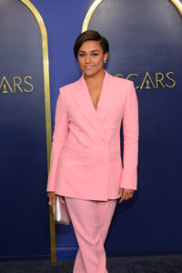 WEST SIDE STORY Star Ariana DeBose in BOSS at the 2022 Oscar Nominees ...