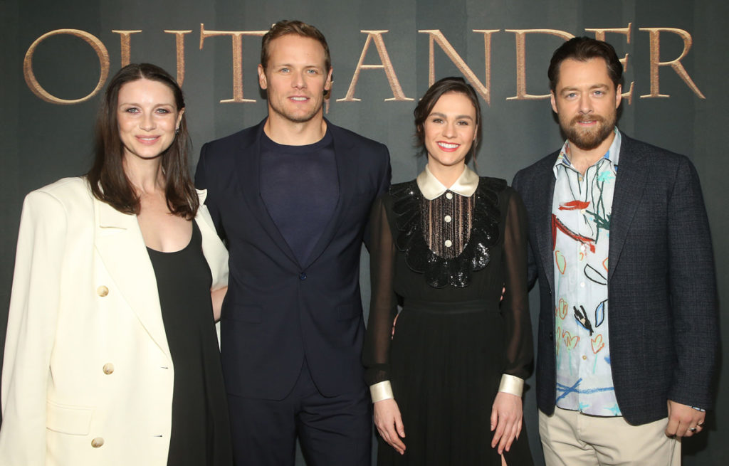 Caitriona Balfe, Sam Heughan, Sophie Skelton, and Richard Rankin at ...