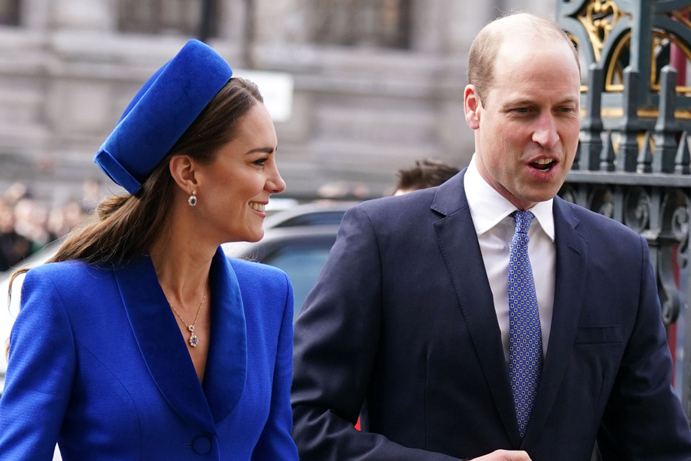 The Duke and Duchess of Cambridge at the Commonwealth Day Service - Tom ...