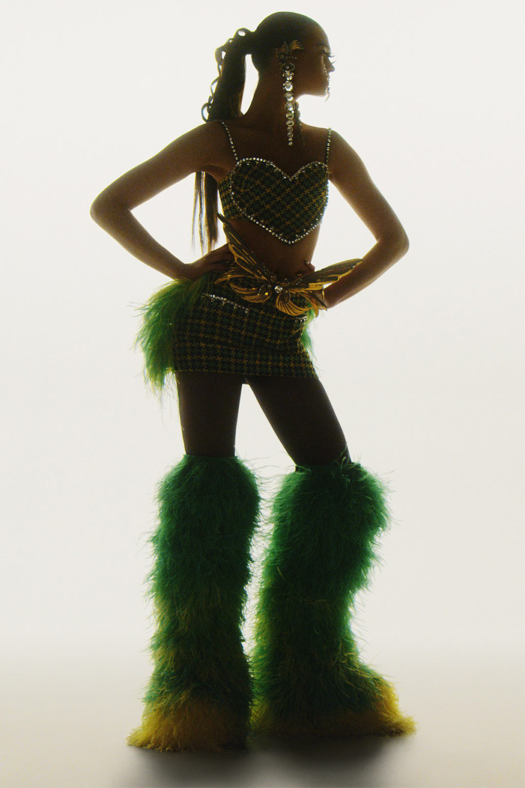 Dua Lipa in Area Couture on THE TONIGHT SHOW STARRING JIMMY FALLON